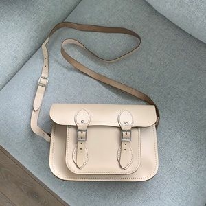 Cream Leather Satchel | Cambridge Satchel Company